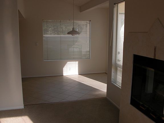 Dining room with door to balcony