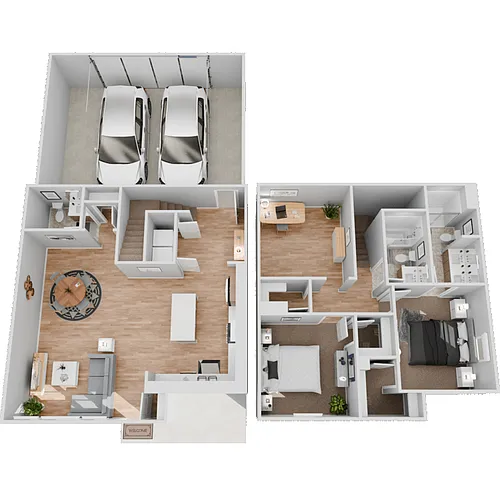 Floor plan PLAN B3 TOWNHOME