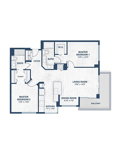 Floor plan 2/2 PORTOFINO
