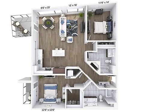 Floor plan B9-1274-Sig-3