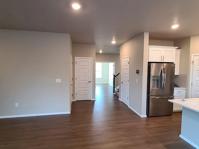 View of the office room from living room