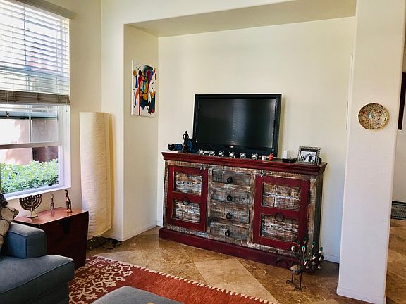 Living room media nook