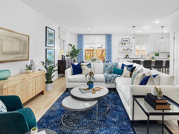 Great room with luxurious flooring