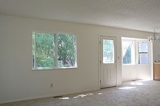 Main level living provides both light and shade