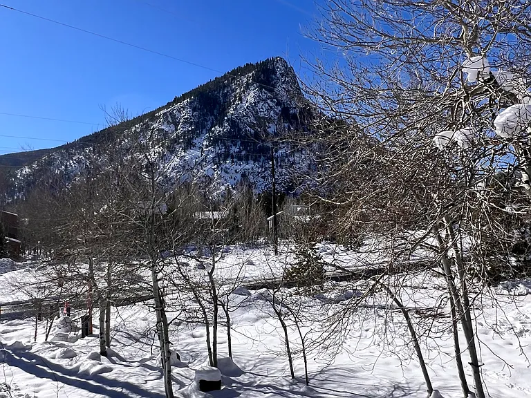 Looking out from house