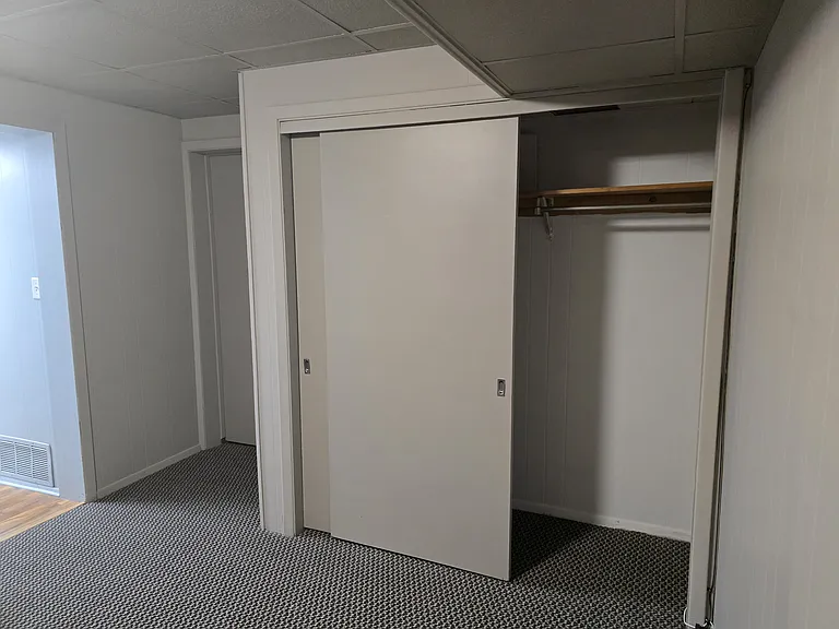 View of bedroom closet