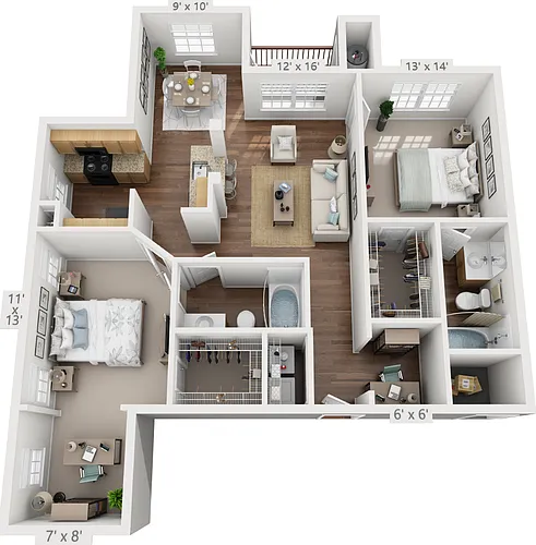 Floor plan B3S