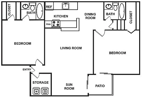 Floor plan The Brixton