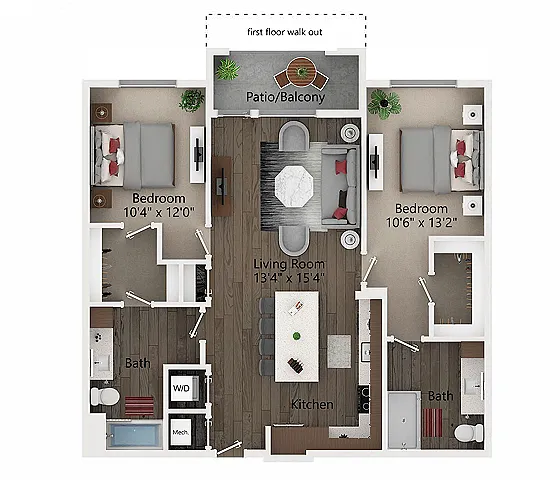 Floor plan B2