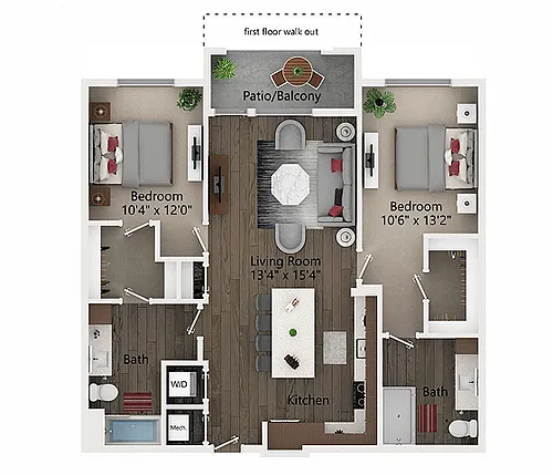 Floor plan B2