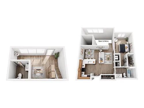 Floor plan Live Work 2 - Renovated