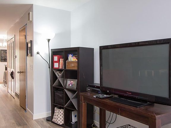 Entertainment side of living room