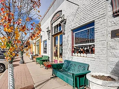 Downtown Niwot is fun to stroll anytime, day or night