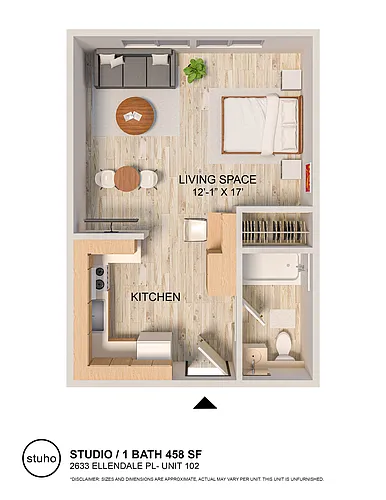 Floor plan Studio