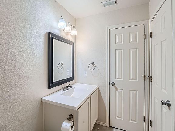 Powder room on the first floor