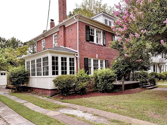 Side view of sunroom