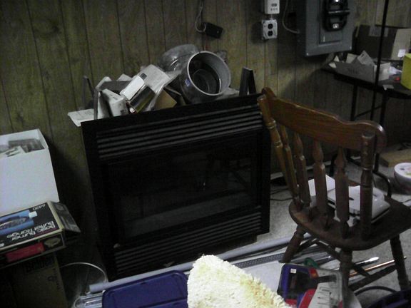 Gas fireplace not installed 