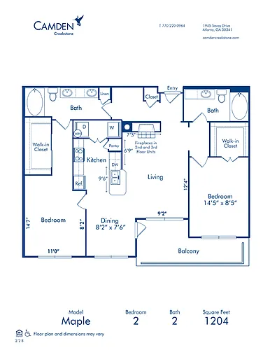 Floor plan Maple