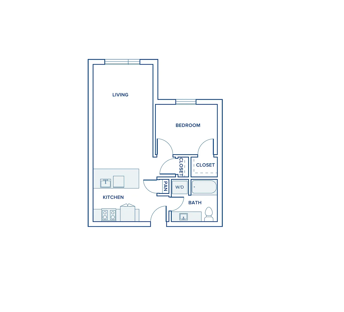 Floor plan ZA16 (MFTE) Income Restricted