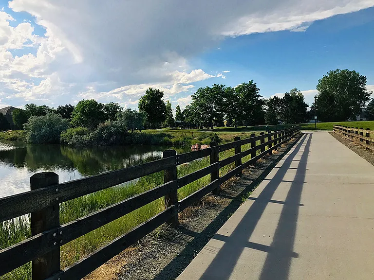 Surrounded by Jogging, Walking & Biking Paths
