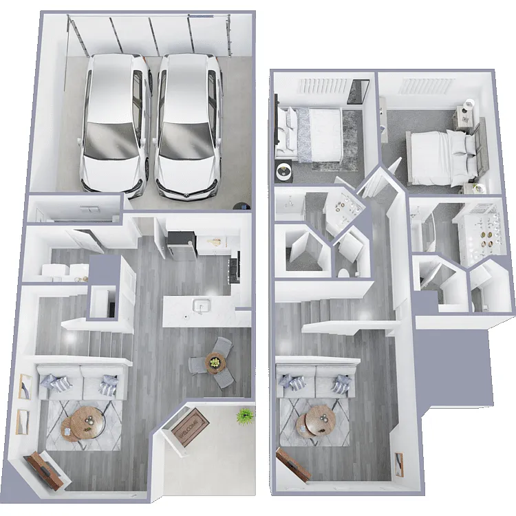 Floor plan Florentine Townhome Classic