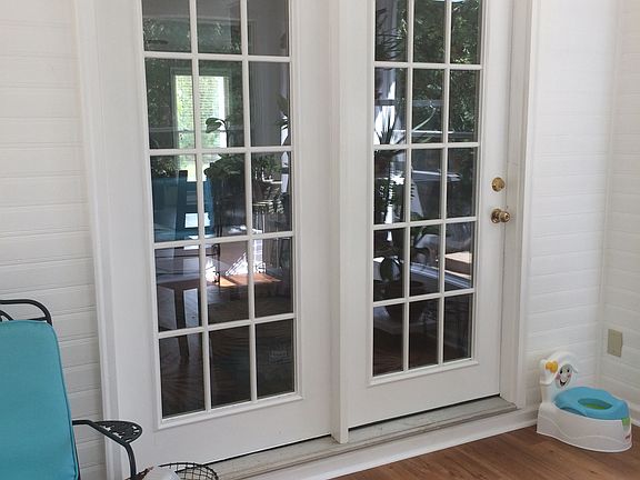 Sun Room doors to house