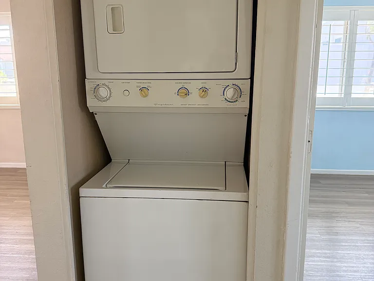 Inside washer and dryer