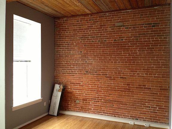 Master Bedroom Open Brick