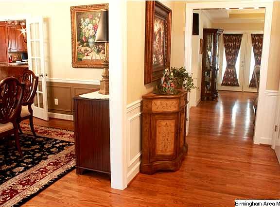 Formal Dining room with hardwood floors