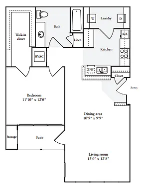 Floor plan THE BRIARCLIFF