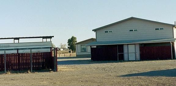 Stable and back of garage
