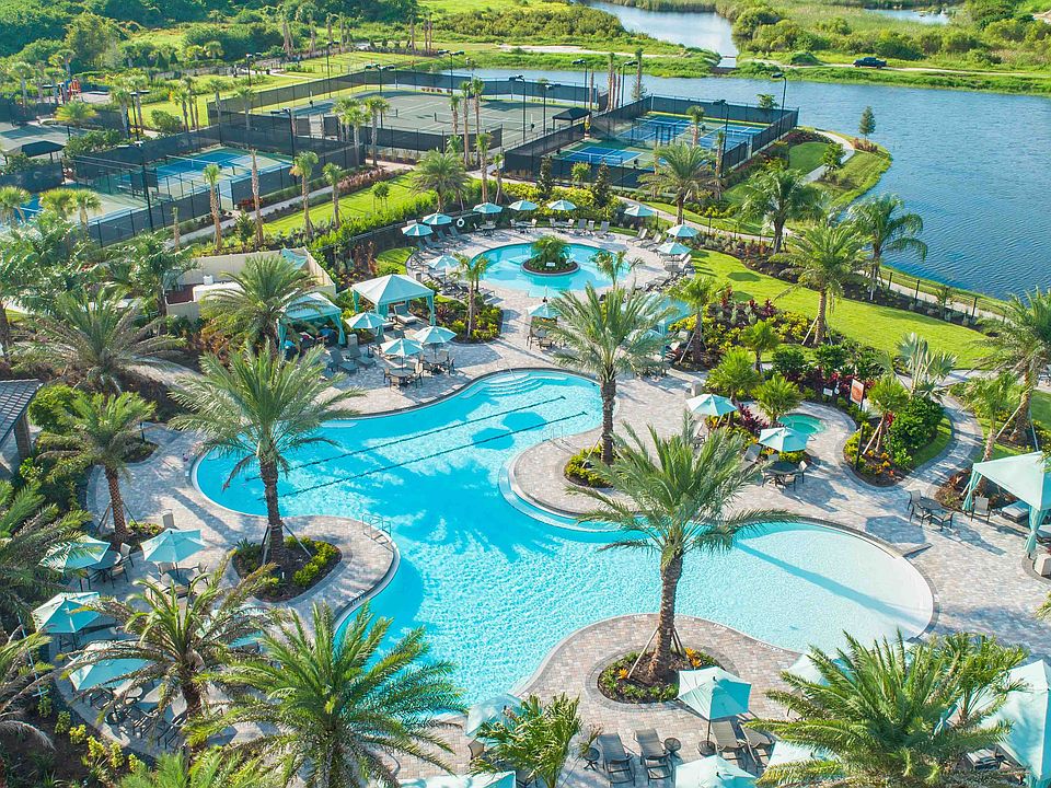 Aerial Pool Lake view