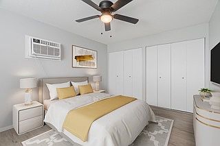 Furnished master bedroom