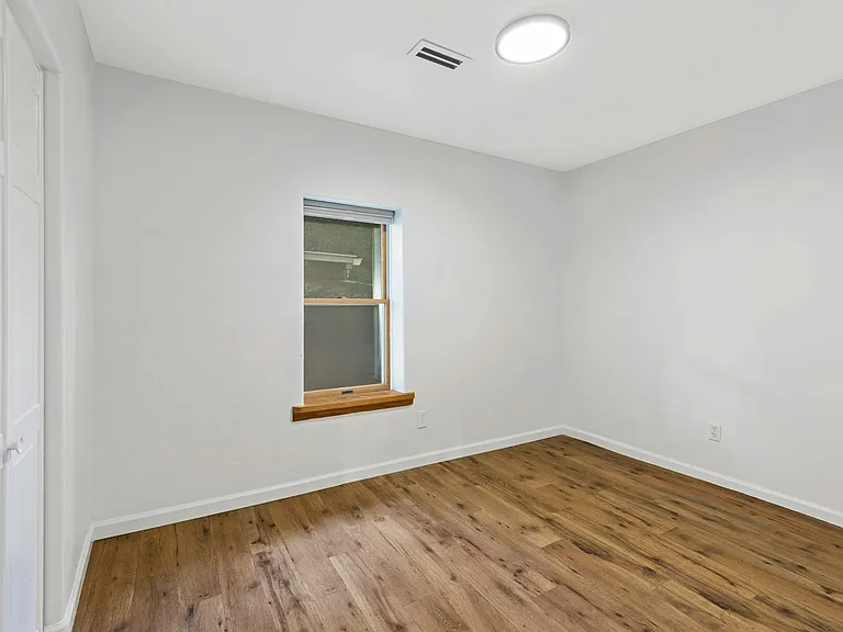First bedroom with LED light.