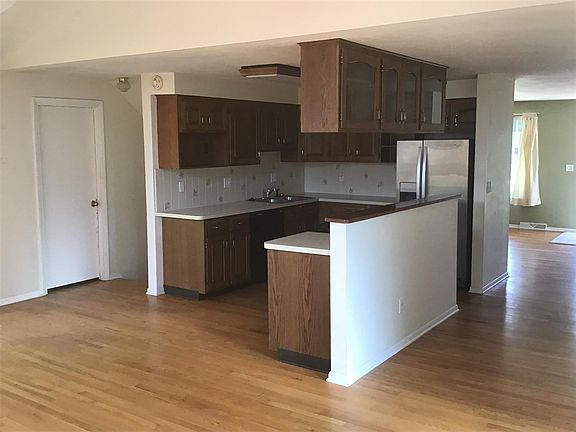 kitchen viewed from family room