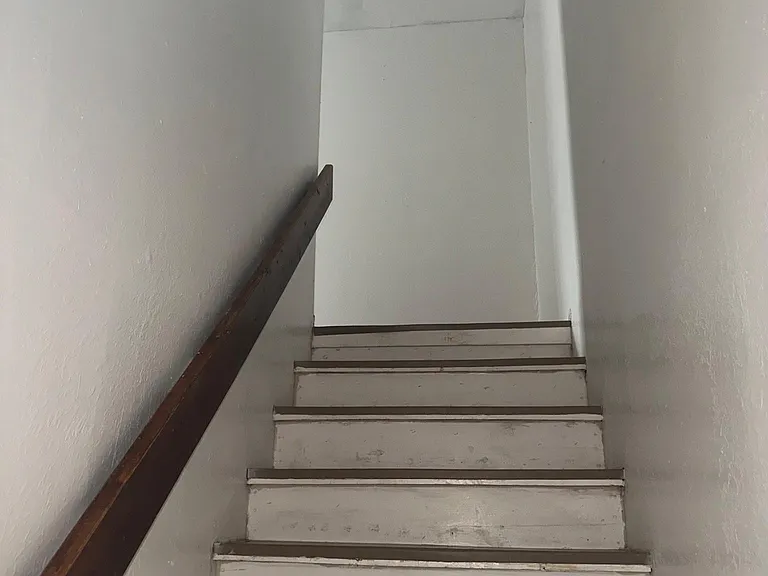 Looking upstairs