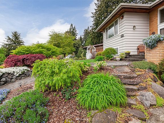 Beautifully landscaped with spring flowers all around