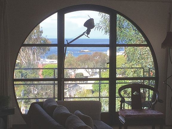 Asian inspired moon windows