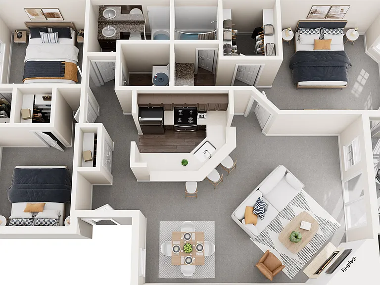 Whidbey Classic floor plan Bay Court at Harbour Pointe