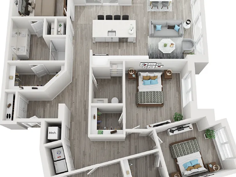 C1 3 Bed 3 Bath C1 3 Bed 3 Bath