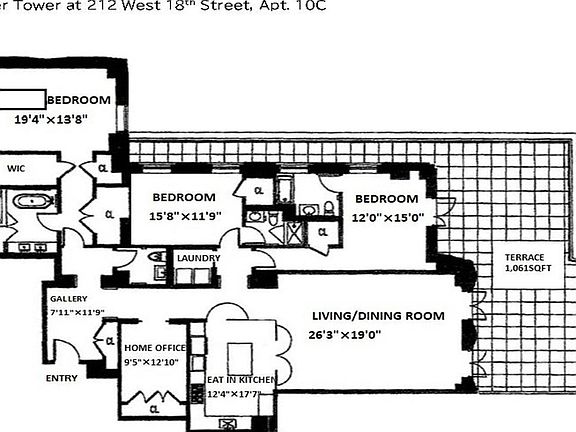 2nd image of 212 W 18th St APT 10C