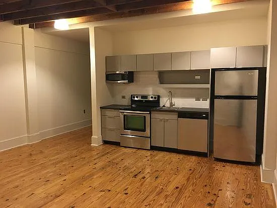 Typical kitchen layout PRIOR TO upgrades with German appliances