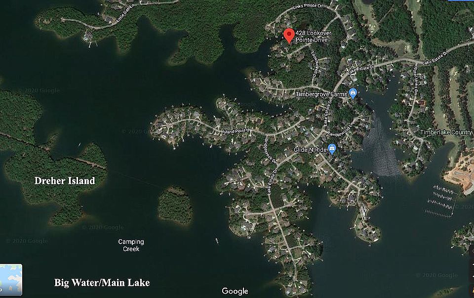 Minutes from main lake