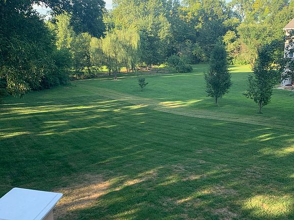 Backyard view from deck