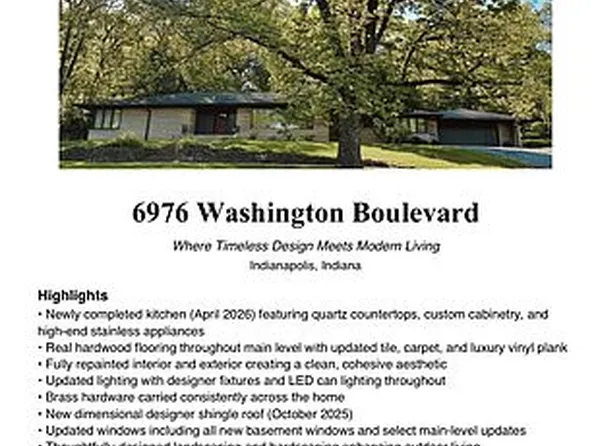6976 N Washington Blvd, Indianapolis, IN 46220
