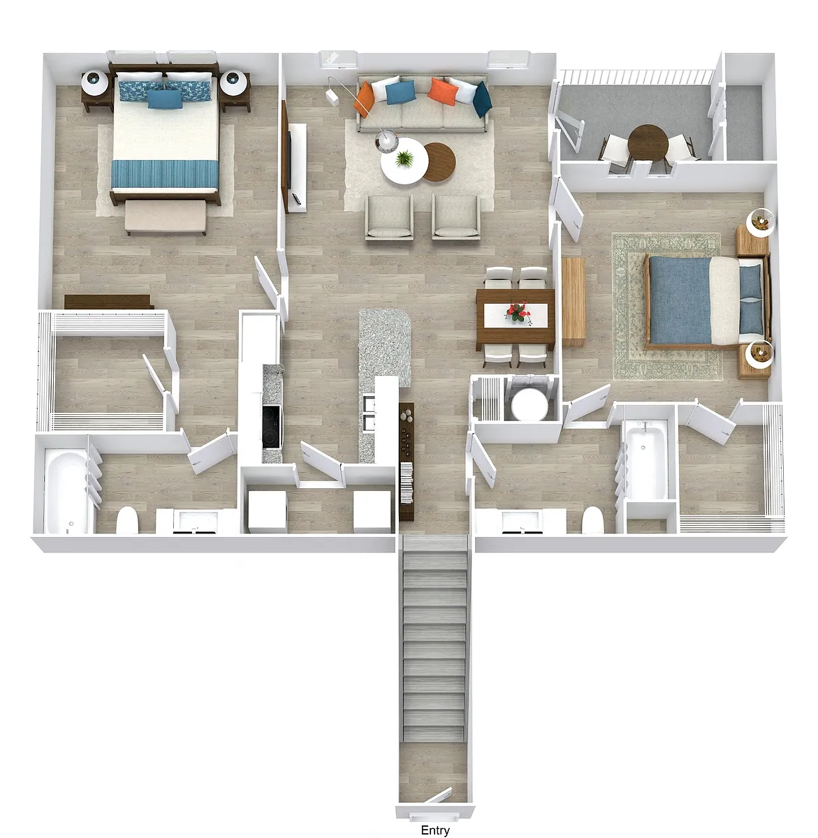 Floor plan B1 Upper