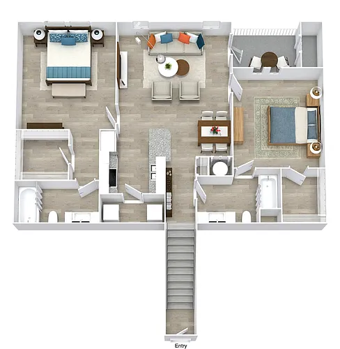 Floor plan B1 Upper