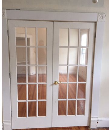 French door from LR to BR