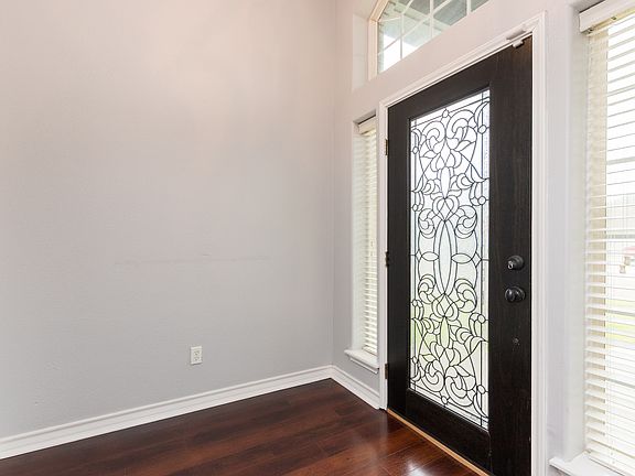 Leaded Glass Entry Door