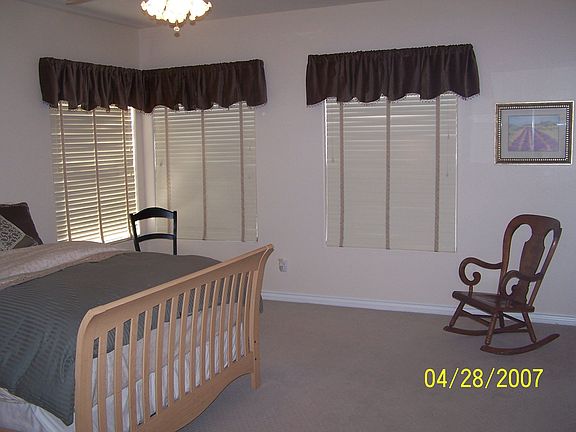 Large Master bedroom promises room for all your furnishings.